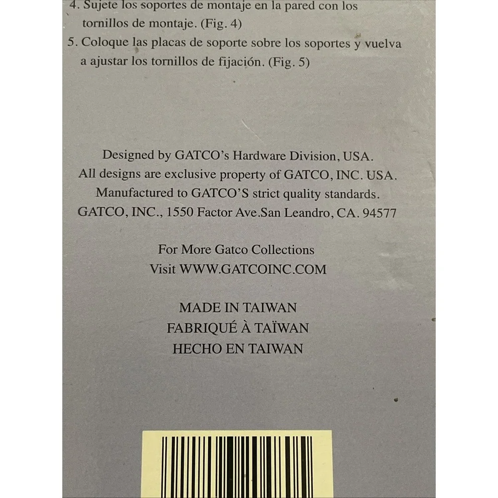 NIB Gatco 5375 Designer II 24